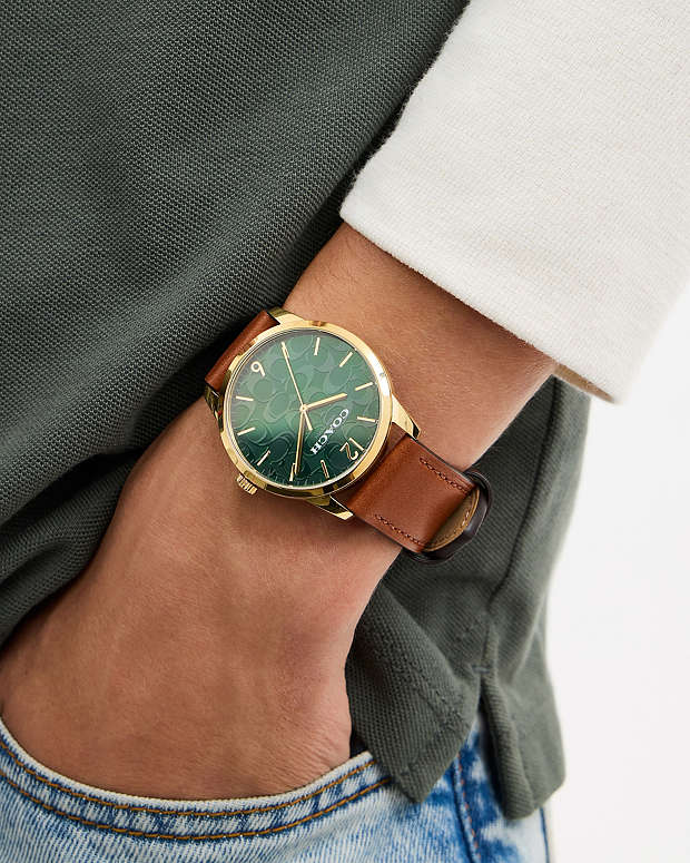 Keane Watch, 39 Mm Saddle Saddle