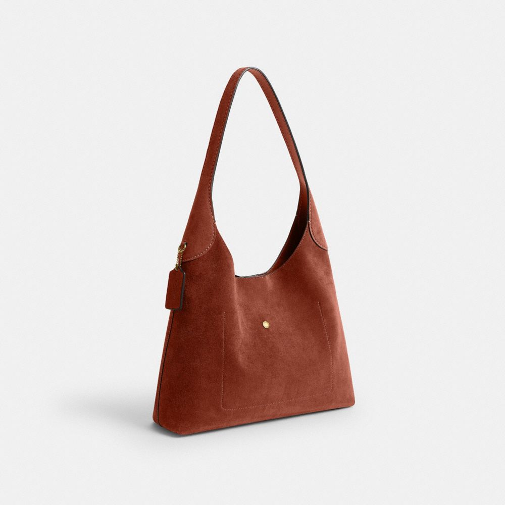 Coach Brooklyn Shoulder Bag 34 Brass Clay