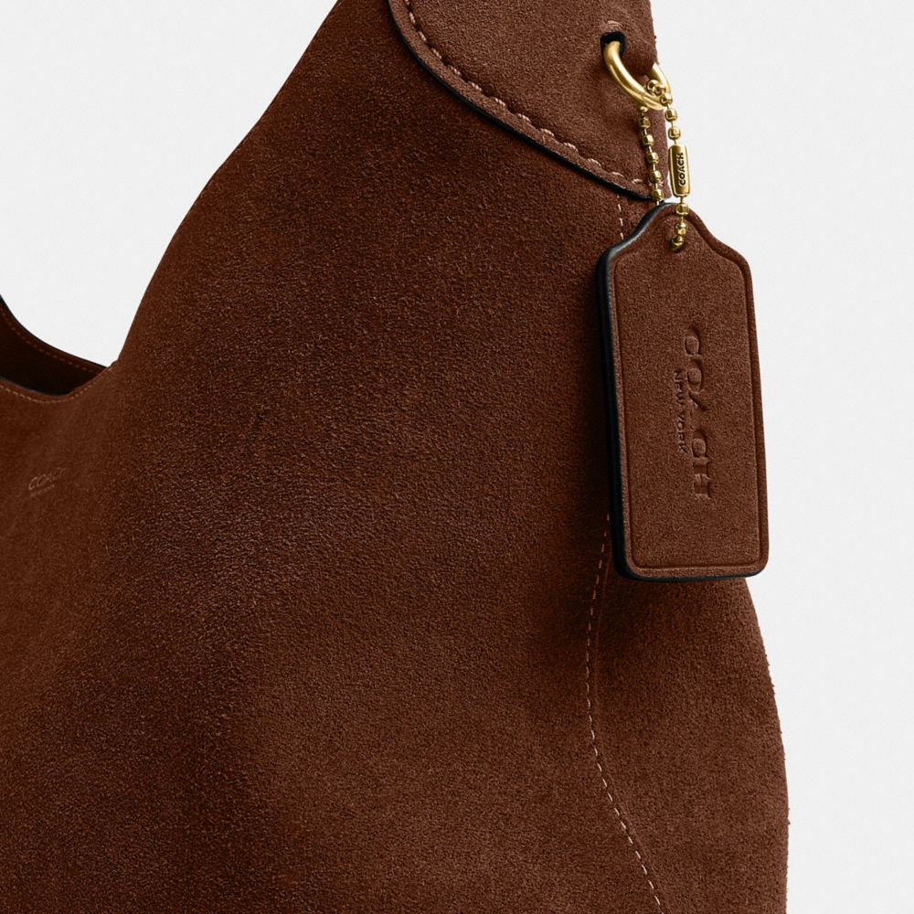 Coach Brooklyn Shoulder Bag 34 Brass Warm Brown