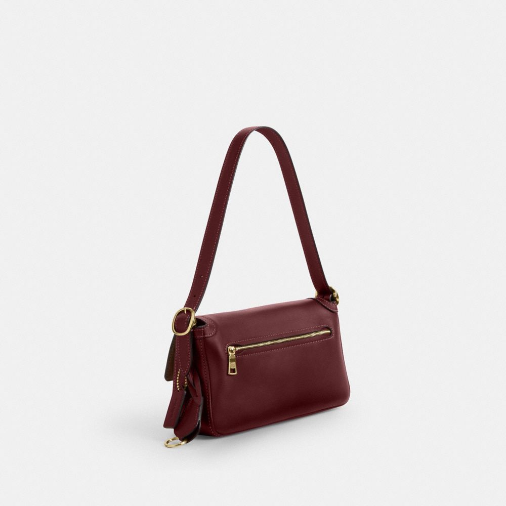 Coach Etta Small Flap Shoulder Bag Im Maroon