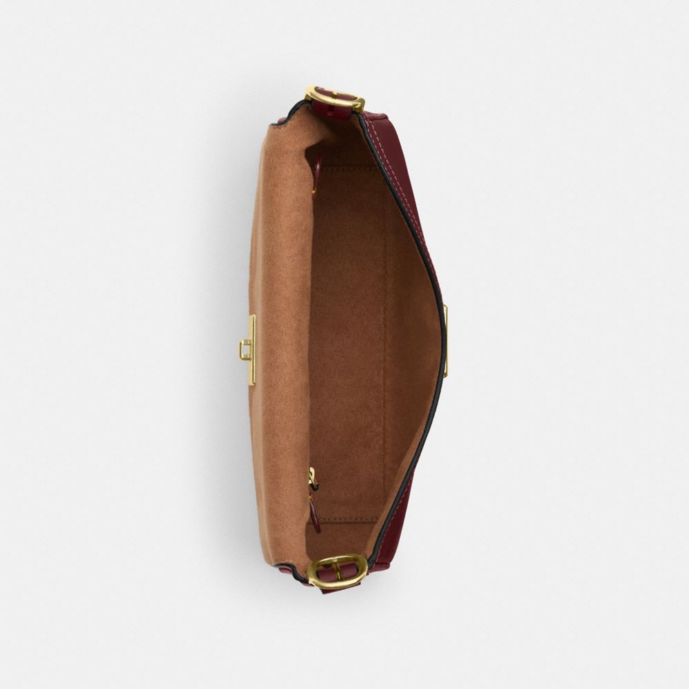 Coach Etta Small Flap Shoulder Bag Im Maroon