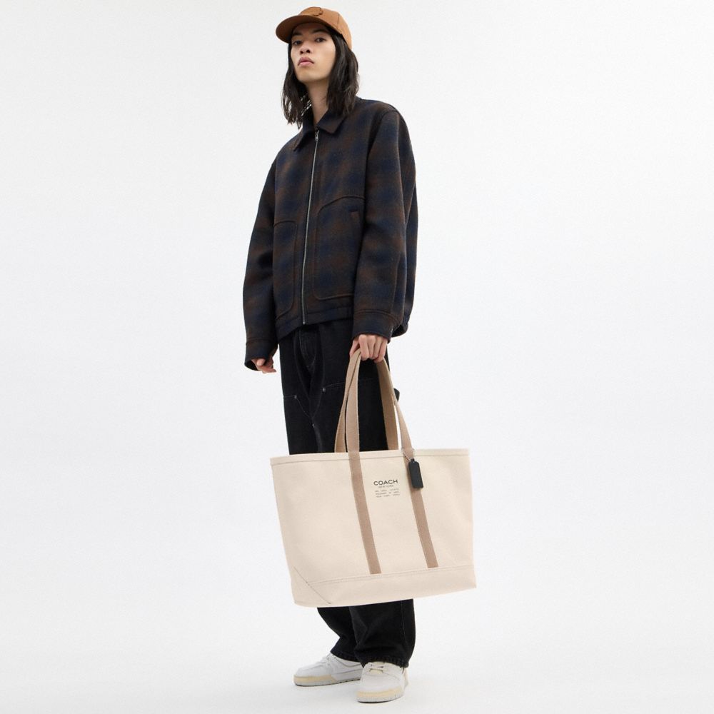 Women's Coach Utility Tote, worn