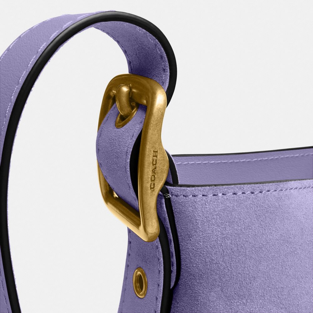 Coach Bleecker Bucket Bag 21 Brass Violet Mist