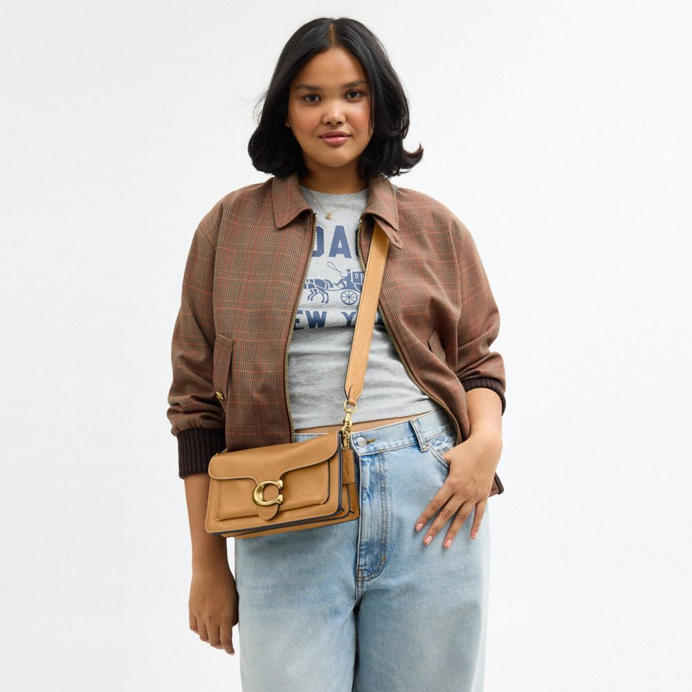 Coach Tabby Shoulder Bag 26 Brass Biscuit