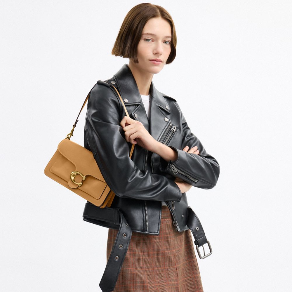 Coach Tabby Shoulder Bag 26 Brass Biscuit