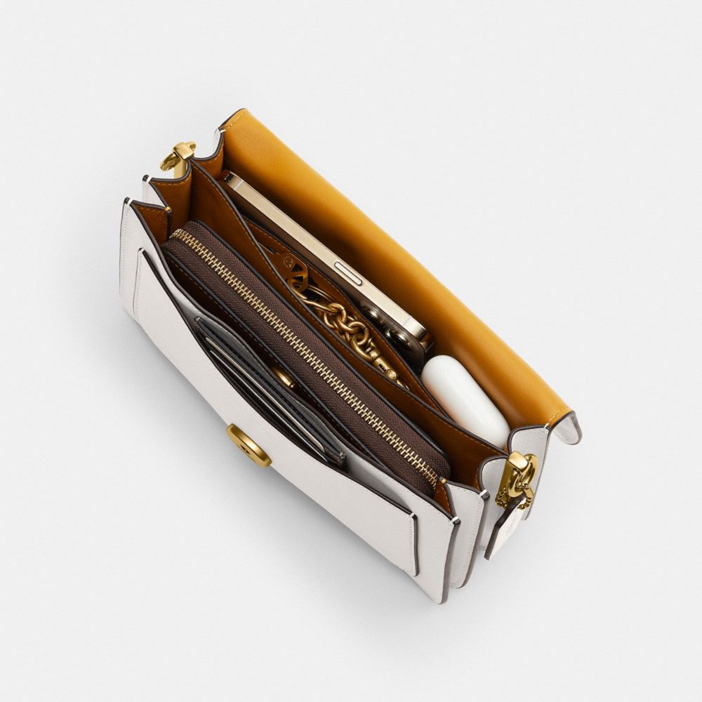 Coach Tabby Shoulder Bag 26 Brass Chalk