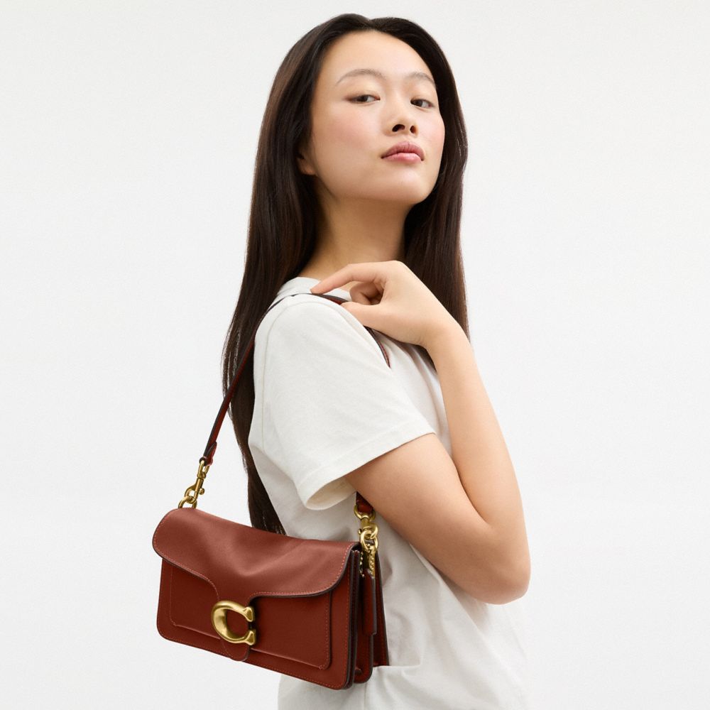 Coach Tabby Shoulder Bag 26 Brass Pecan