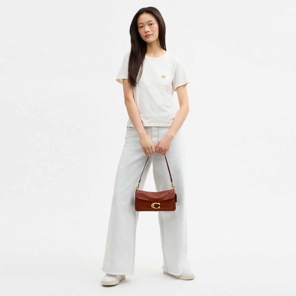 Coach Tabby Shoulder Bag 26 Brass Pecan