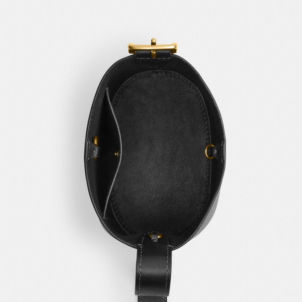 Coach Bleecker Bucket Bag 21 Brass Black