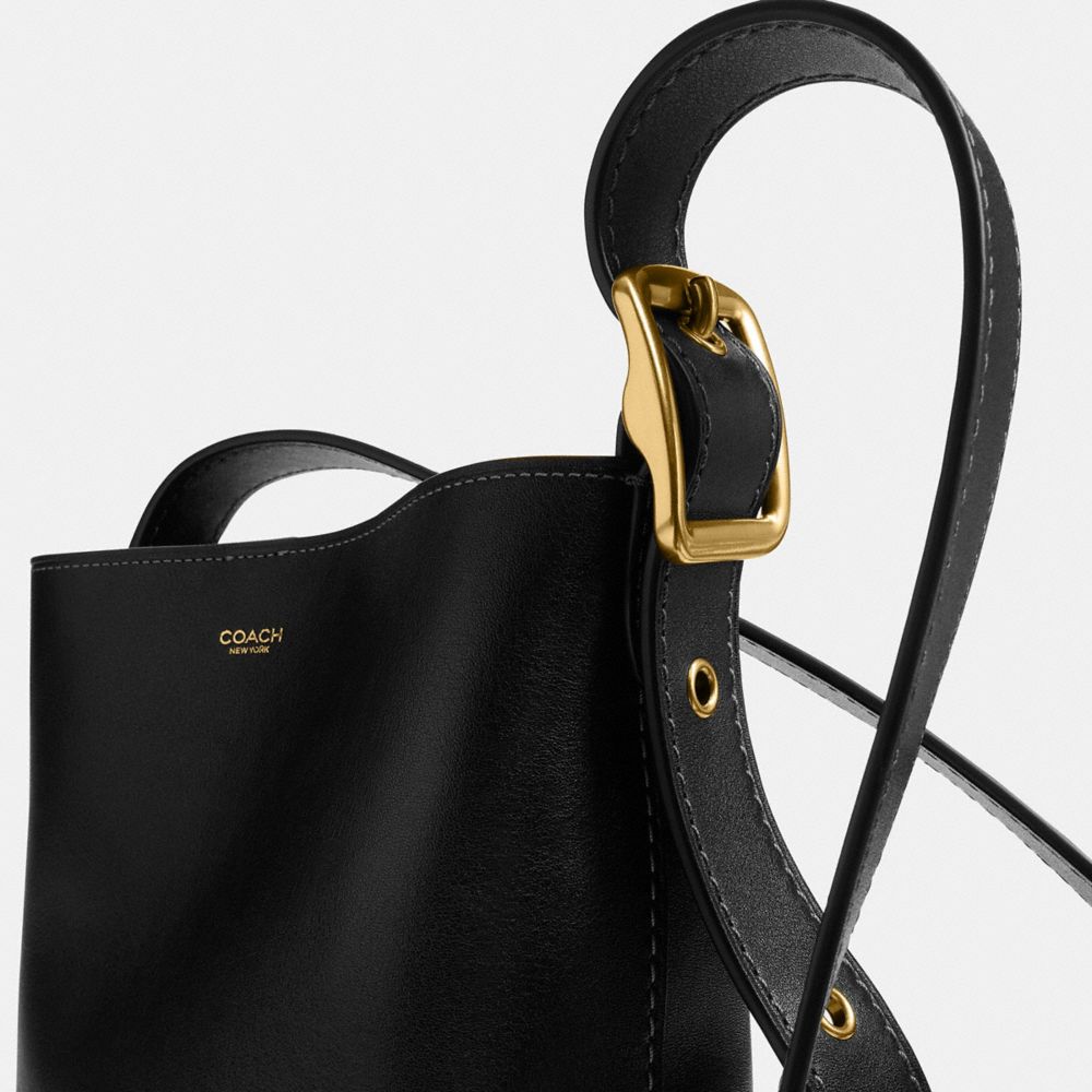 Coach Bleecker Bucket Bag 21 Brass Black