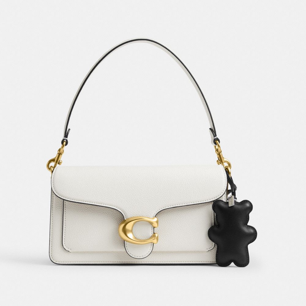 Coach Bear Puffy Bag Charm Silver Black