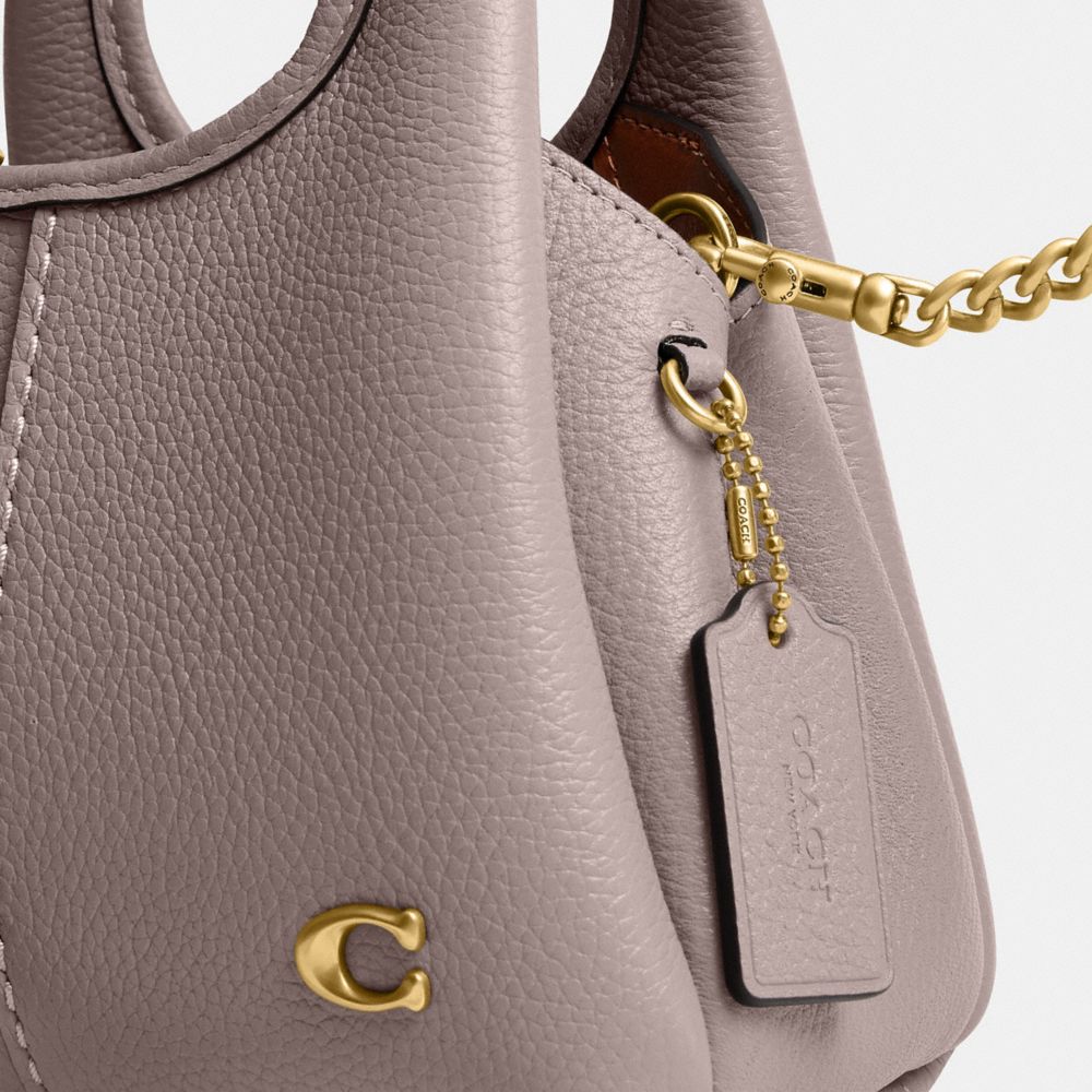 Coach Lana Shoulder Bag 19 Brass Ash