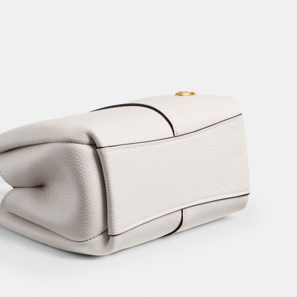 Coach Lana Shoulder Bag 19 Brass Chalk