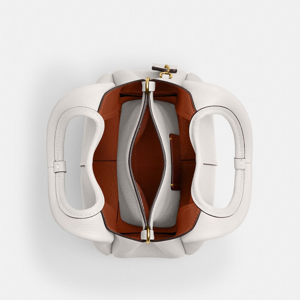 Coach Lana Shoulder Bag 19 Brass Chalk