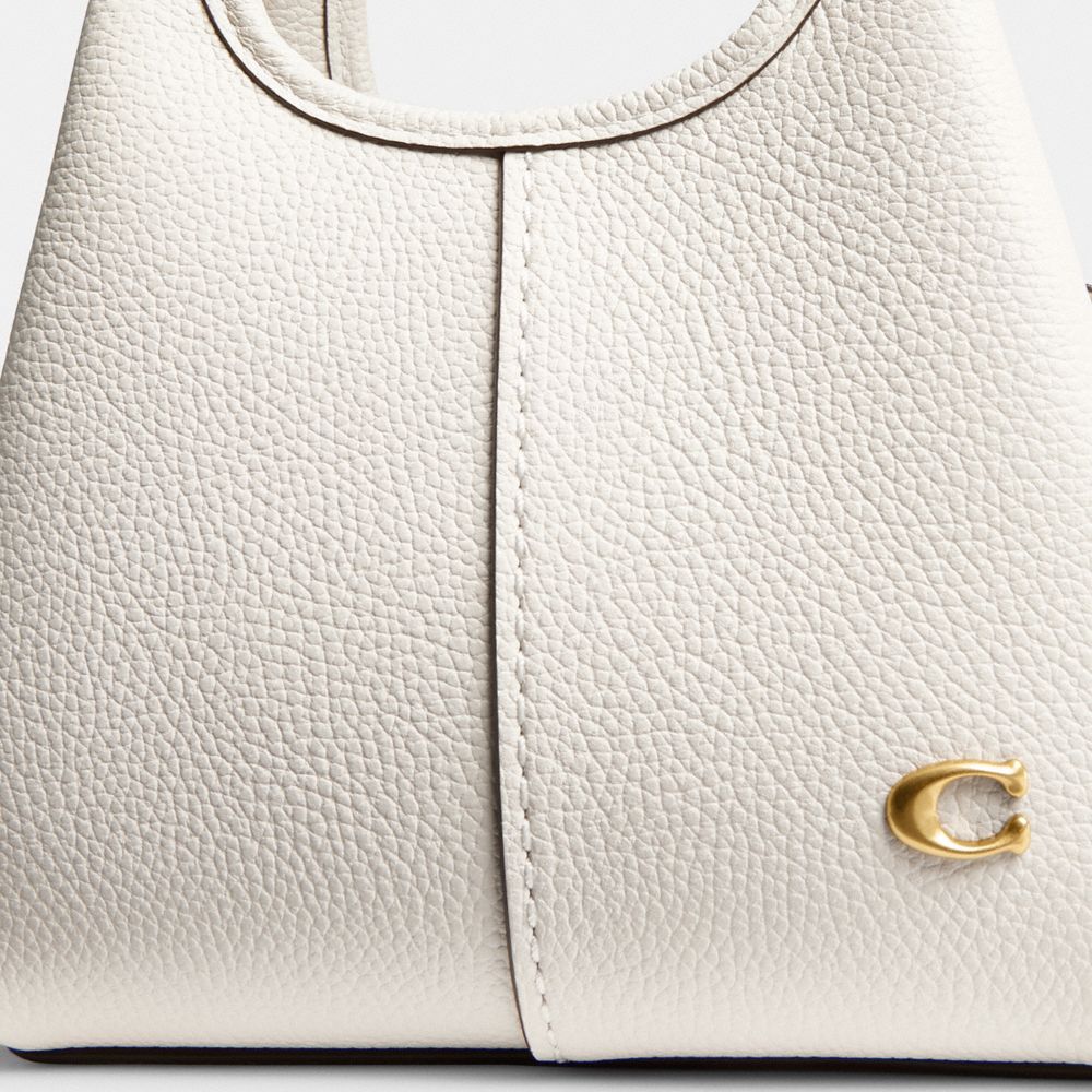 Coach Lana Shoulder Bag 19 Brass Chalk
