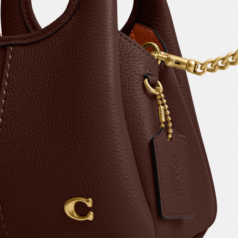 Coach Lana Shoulder Bag 19 Brass Maple