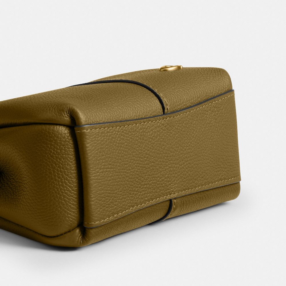 Coach Lana Shoulder Bag 19 Brass Muted Olive