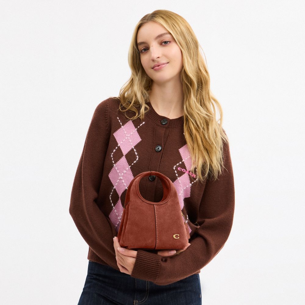 Coach Lana Shoulder Bag 19 Brass Clay