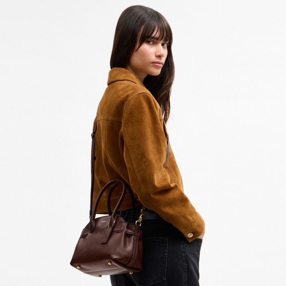 Coach Soft Empire Carryall Bag 21 Brass Maple