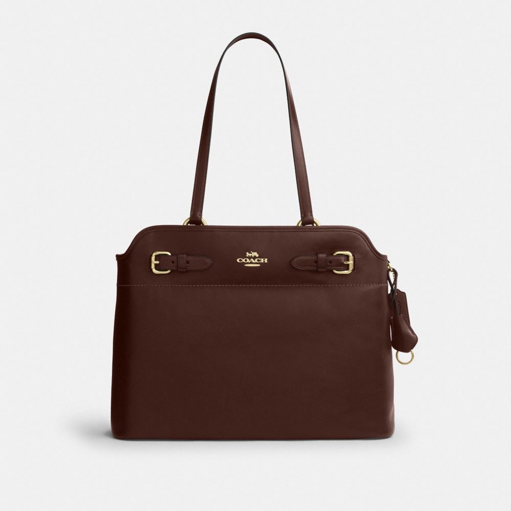 Coach Easton Tote Bag Gold Maple