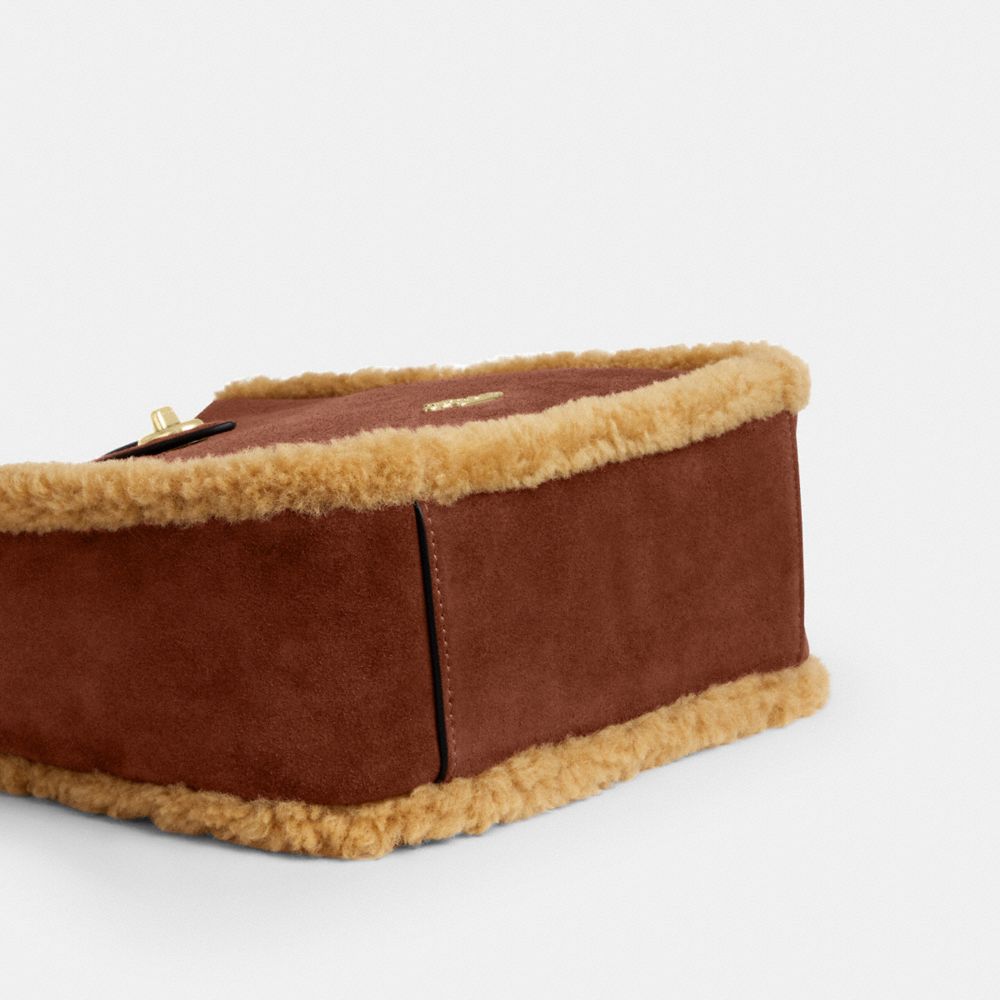 Coach Hadley Convertible Crossbody Bag Gold Vintage Brown Multi