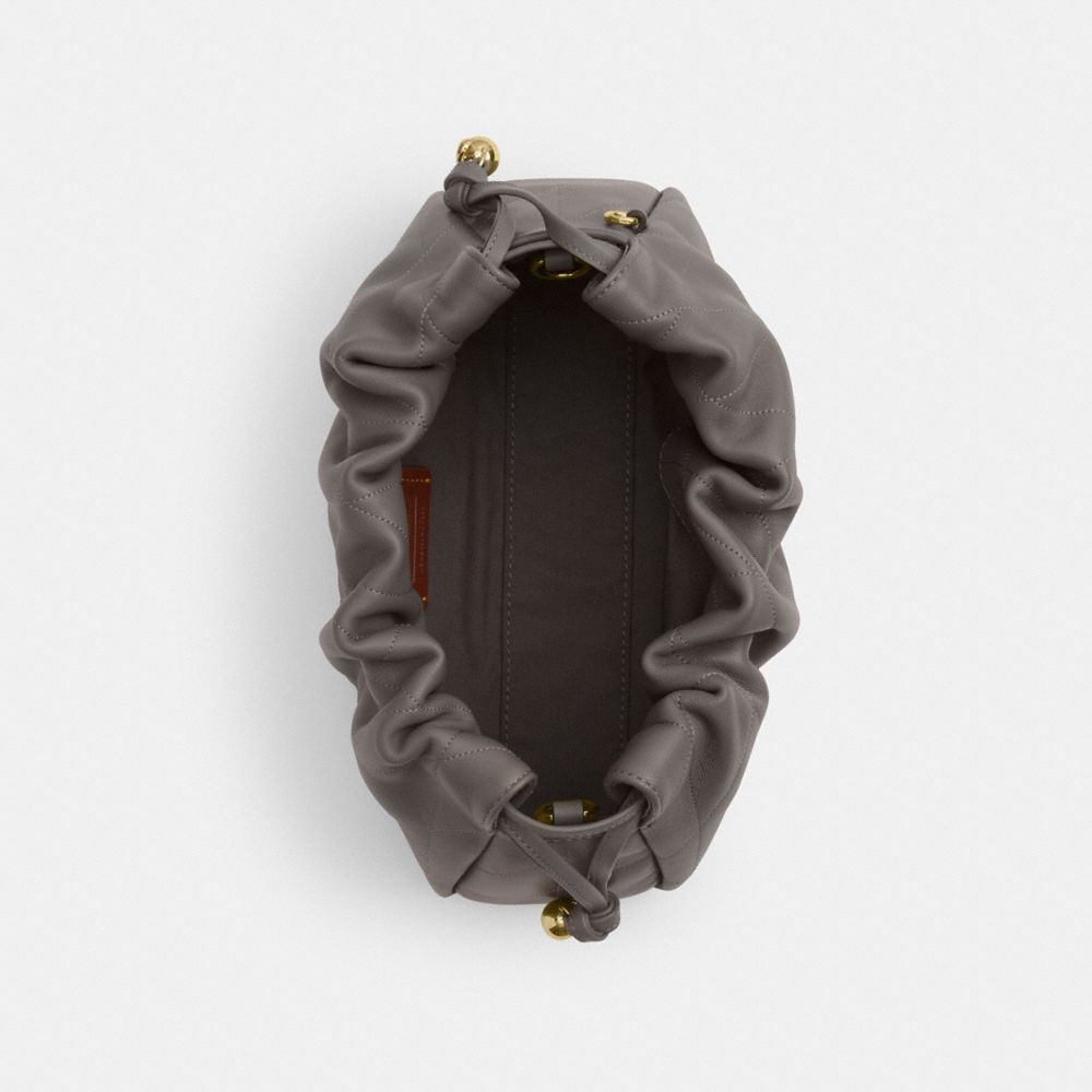 Coach Faye Shoulder Bag With Quilting Gold Slate