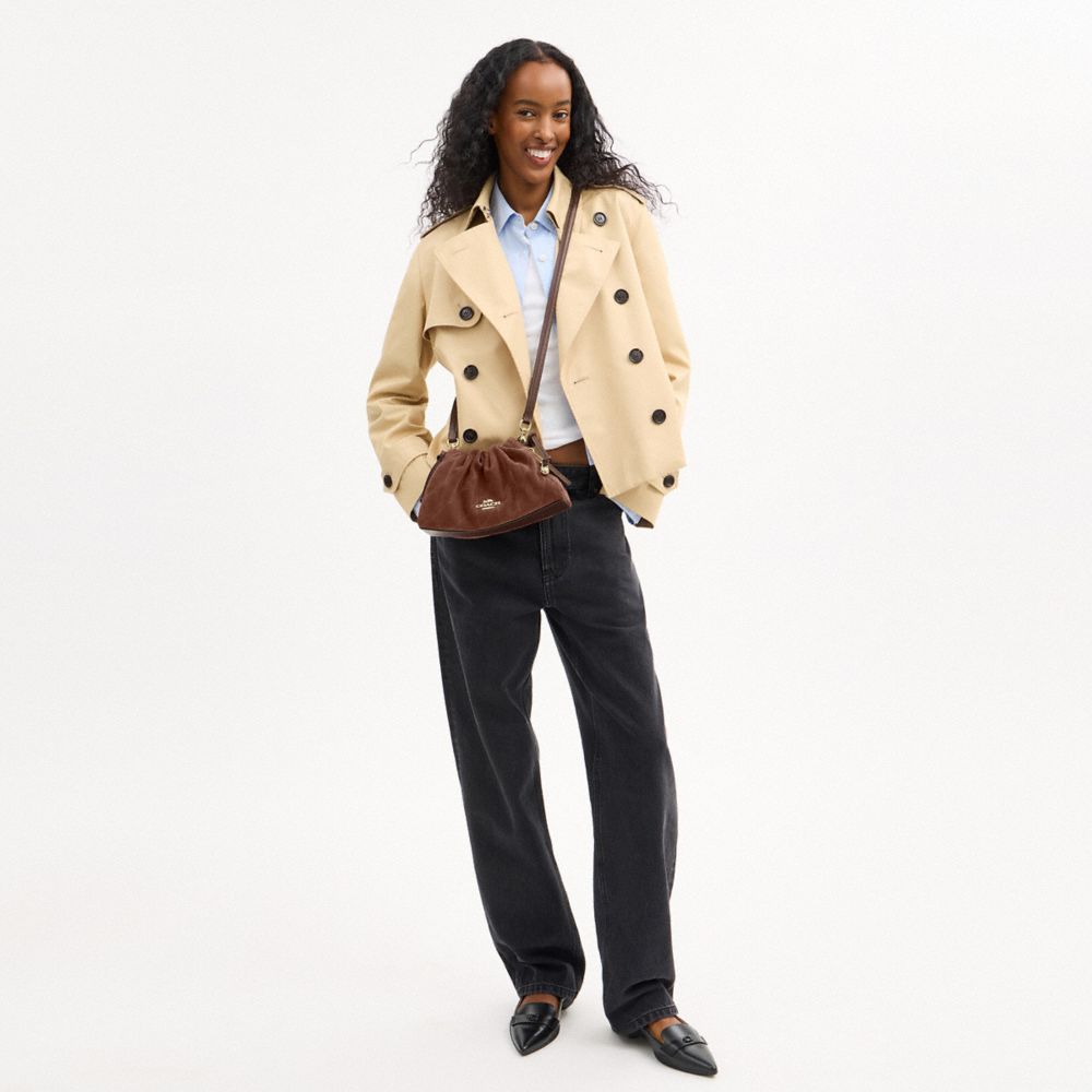 Coach Faye Shoulder Bag With Quilting Gold Vintage Brown Maple