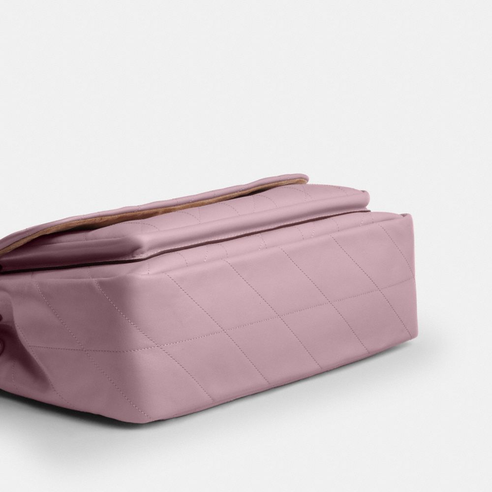 Coach Elodie Crossbody Bag With Quilting Gold Carnation