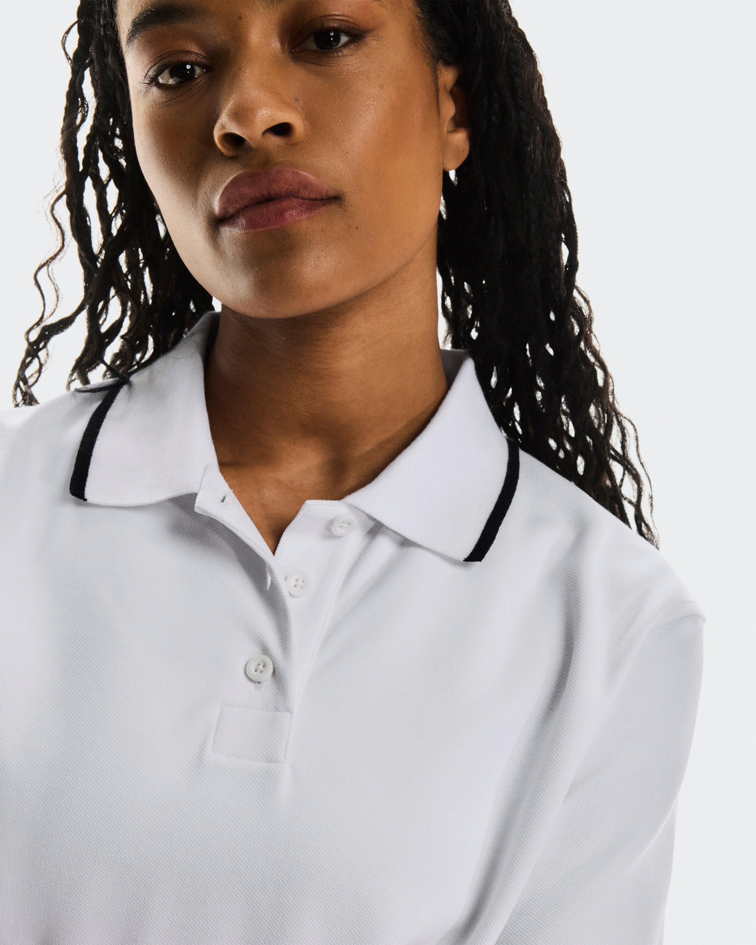 On Courtside Polo White (Women'S)