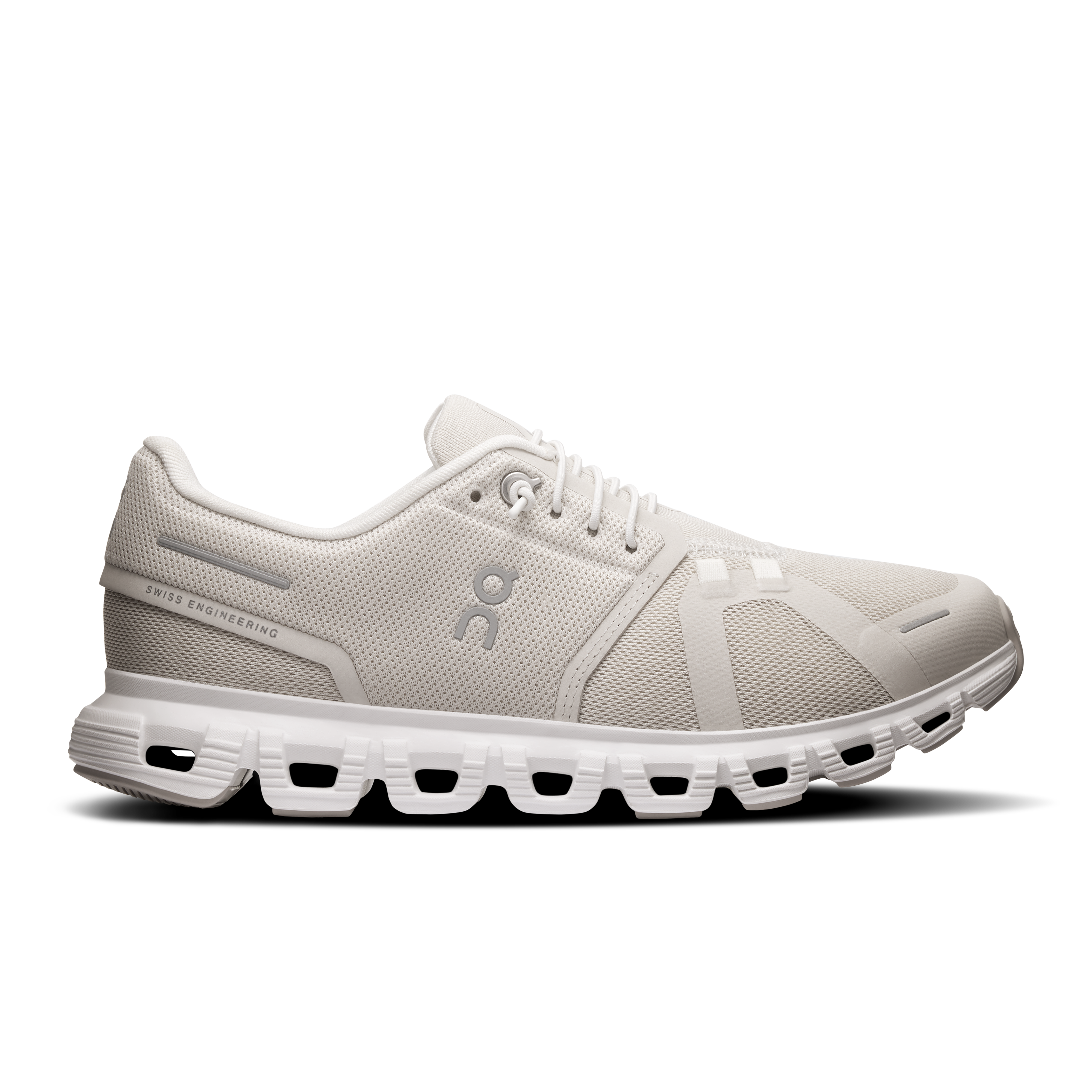 On Cloud 6 Wide Pearl White (Women'S)