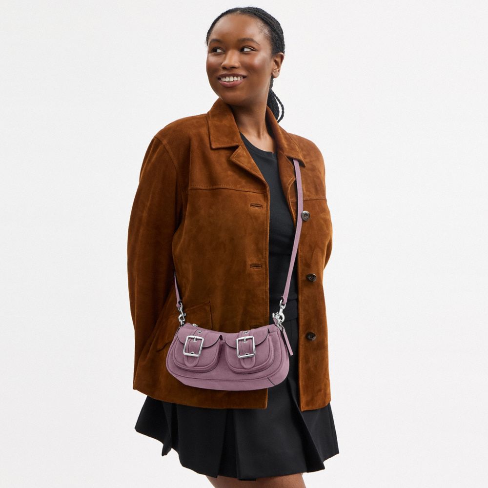 Coach Ashton Bag Silver Light Violet