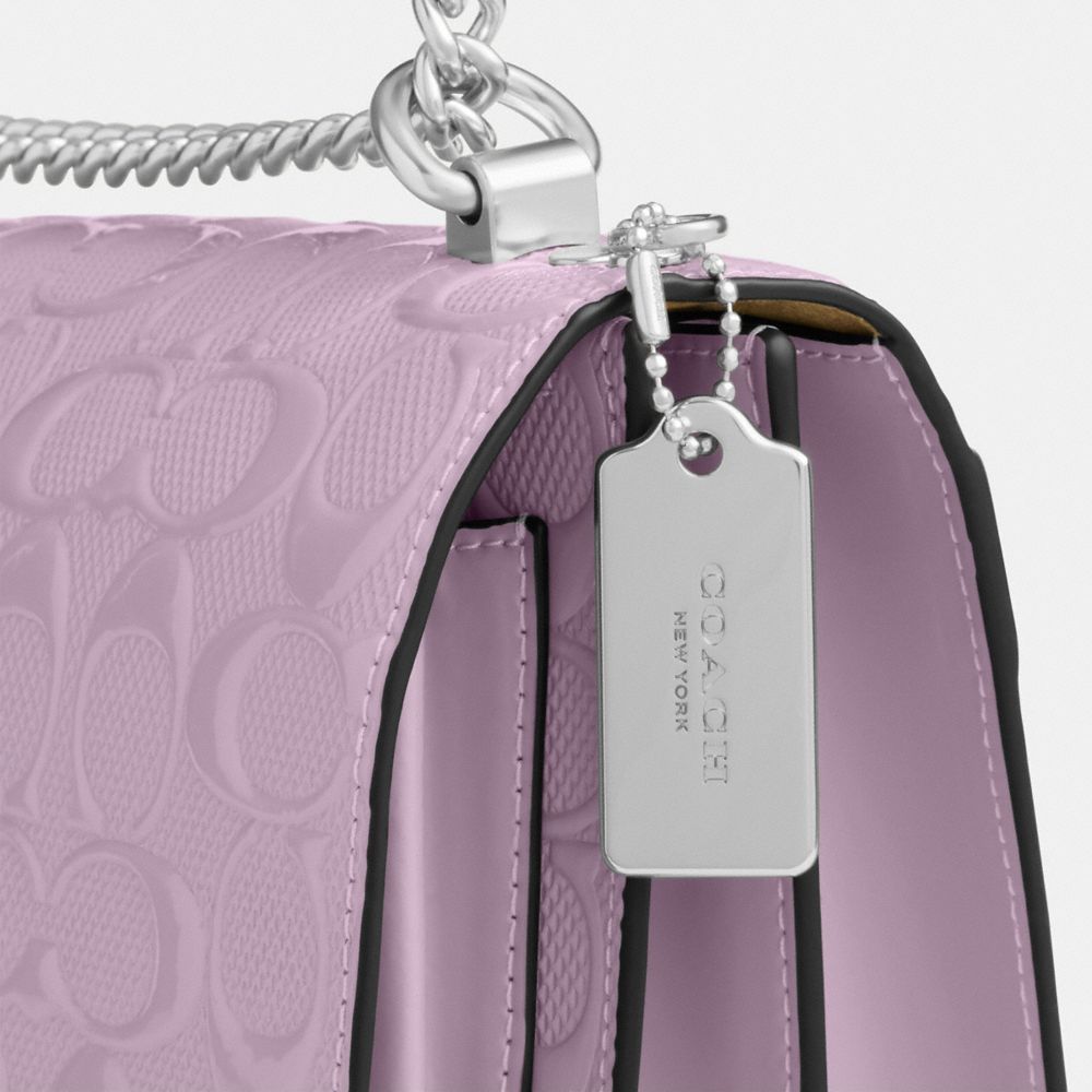 Coach Klare Crossbody Bag In Signature Leather Silver