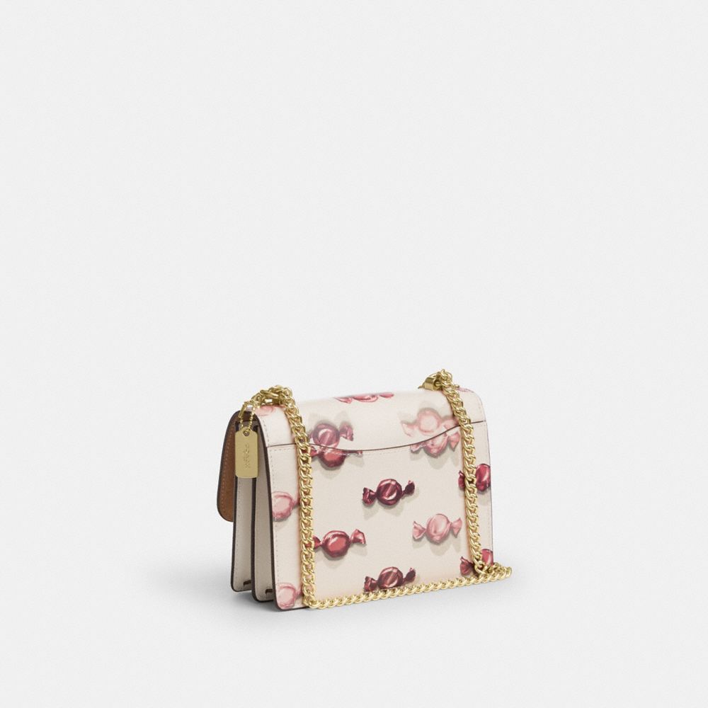 Coach Mini Klare Crossbody Bag With Candy Print Gold Chalk Chalk
