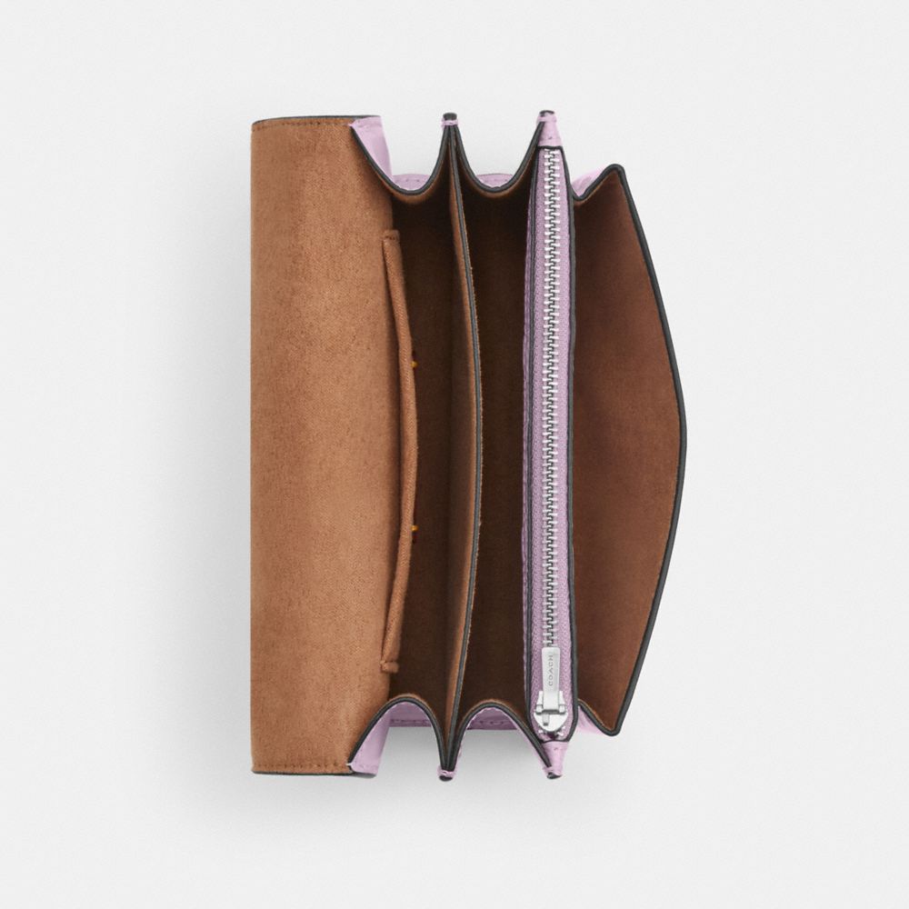 Coach Mini Klare Crossbody Bag In Signature Leather Silver