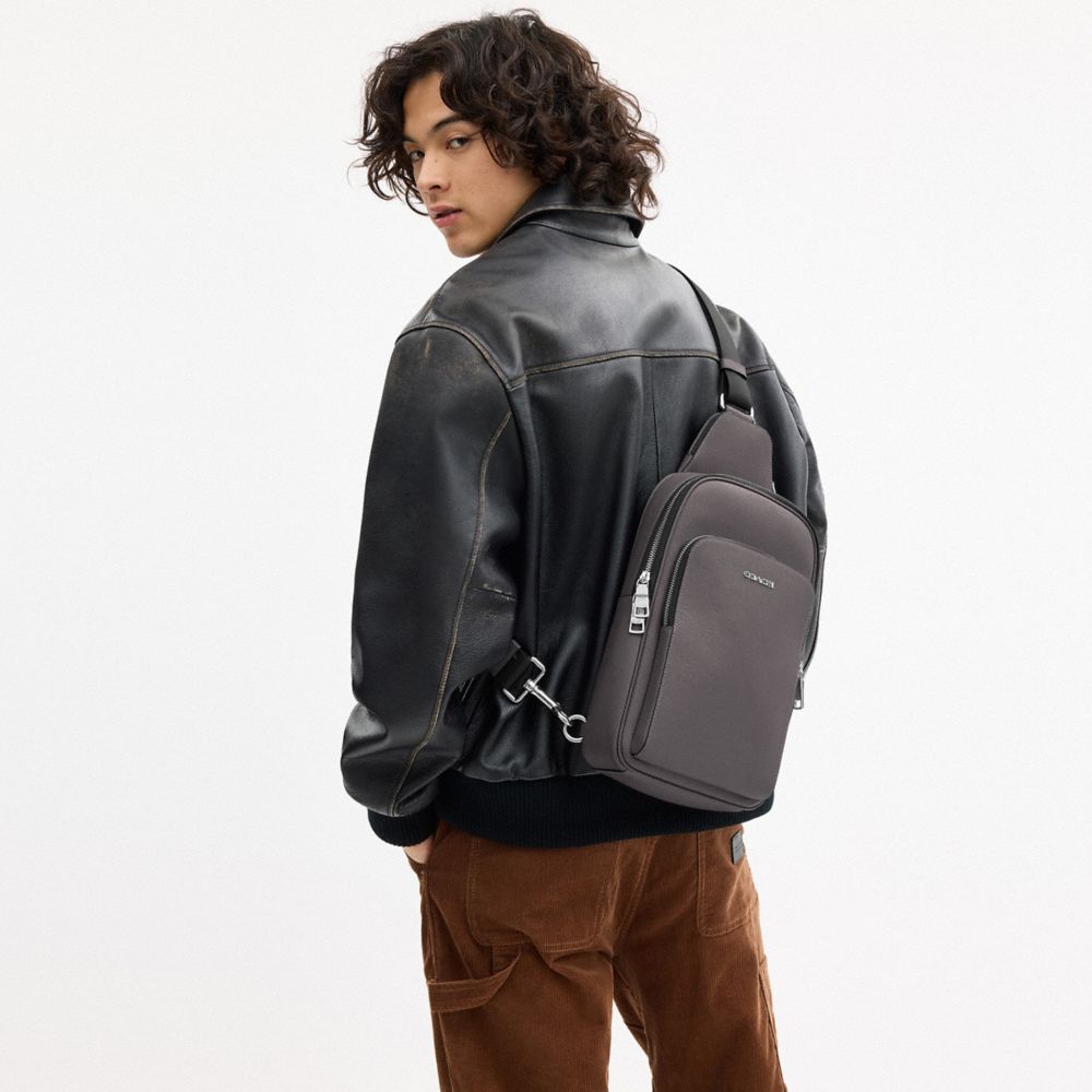 Coach Ethan Pack Silver Graphite