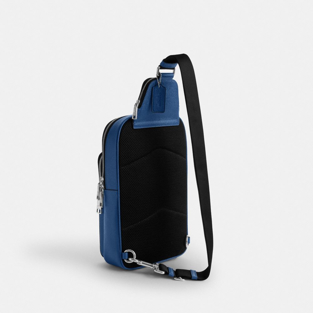 Coach Ethan Pack Silver True Blue