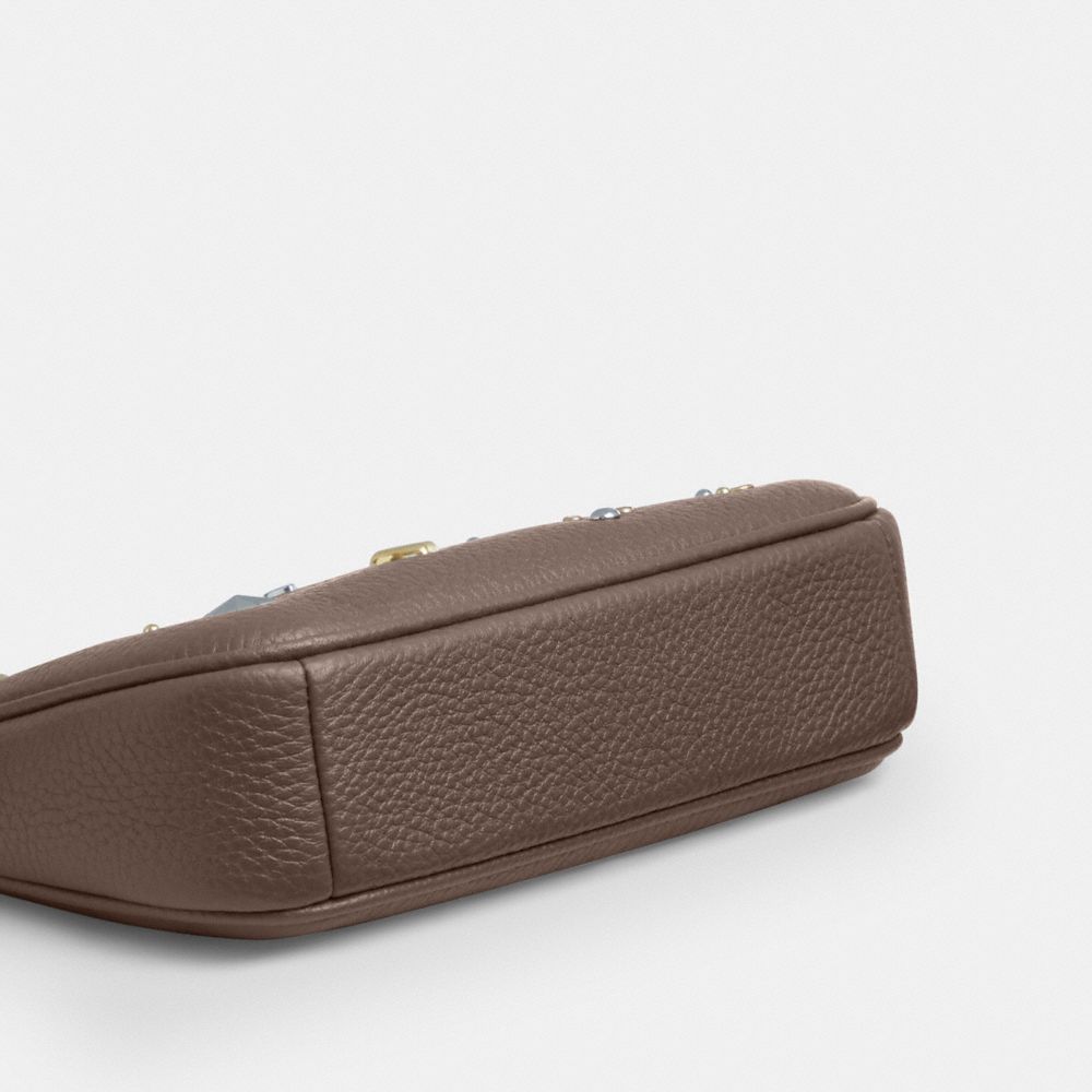 Coach Nolita 19 With Rivets Gold Dark Stone Multi