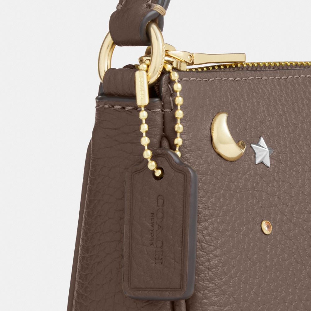 Coach Nolita 19 With Rivets Gold Dark Stone Multi