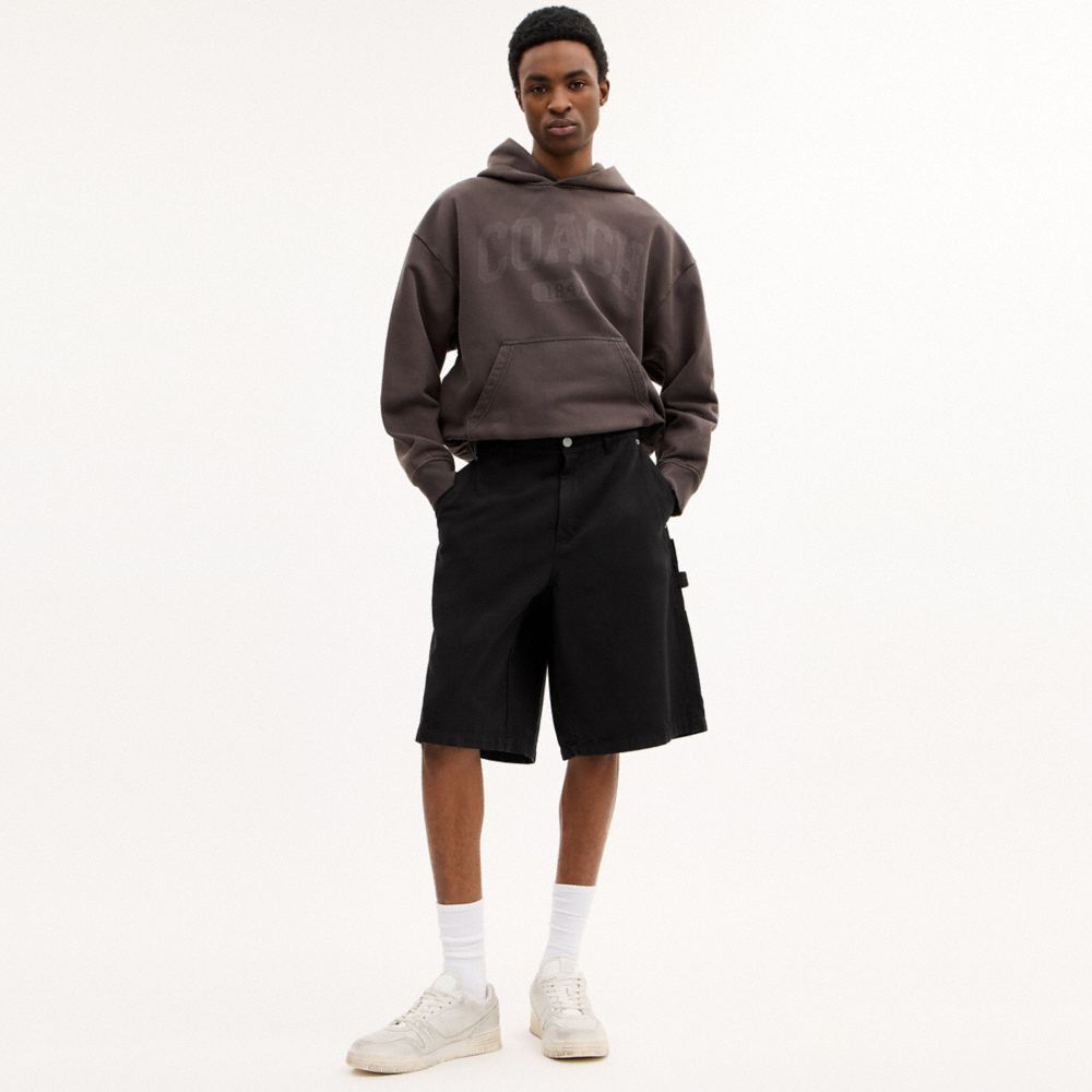 Coach Canvas Shorts Black