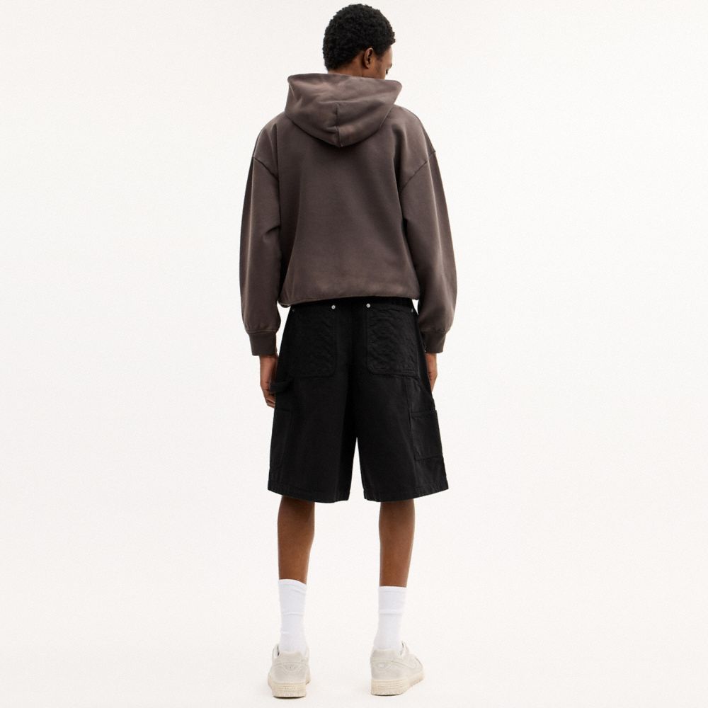 Coach Canvas Shorts Black