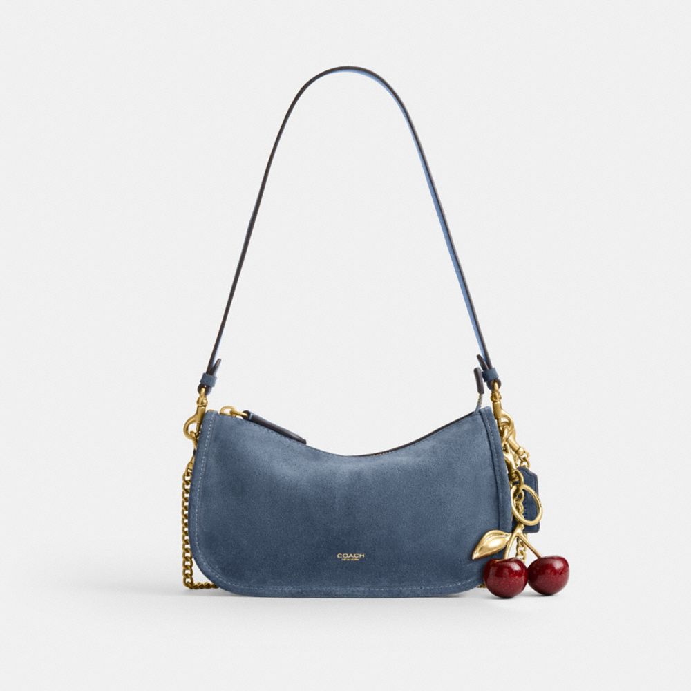 Coach Waverly Bag Brass Light Denim