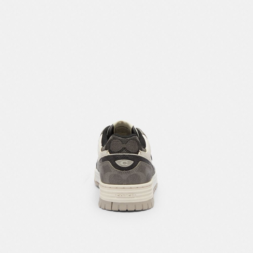 Coach Soho Sneaker In Mixed Signature Black Chalk