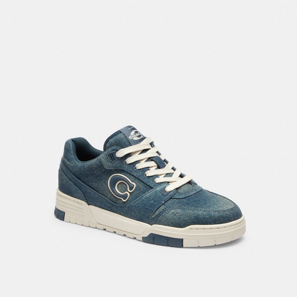 Women's Coach Soho Sneaker In Loved Denim Denim
