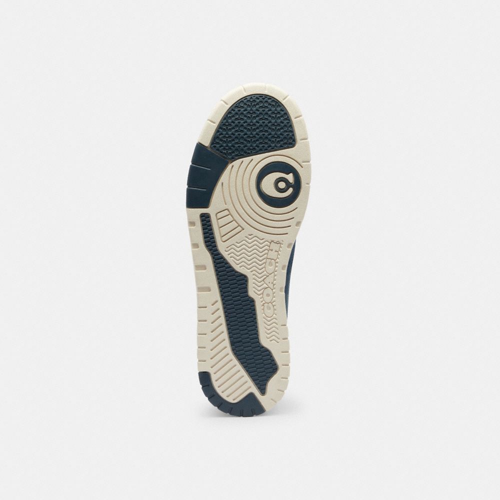 Men's Coach Soho Sneaker In Loved Denim Denim