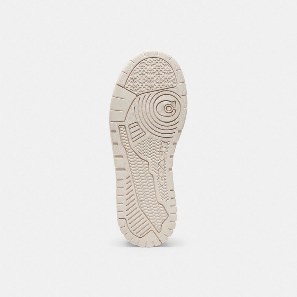 Women's Coach Soho Sneaker In Crystal Signature Jacquard Cocoa Burnished Amber