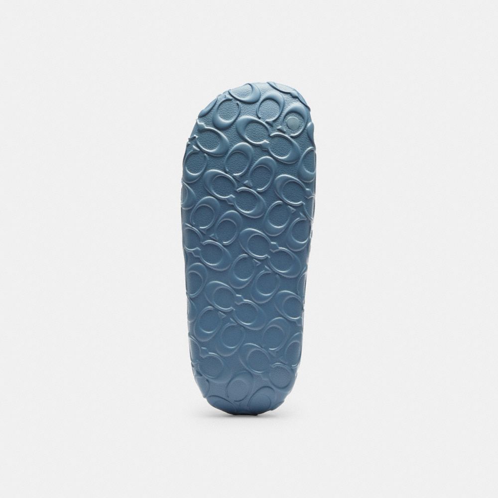 Men's Coach Bay Slide In Signature Light Denim