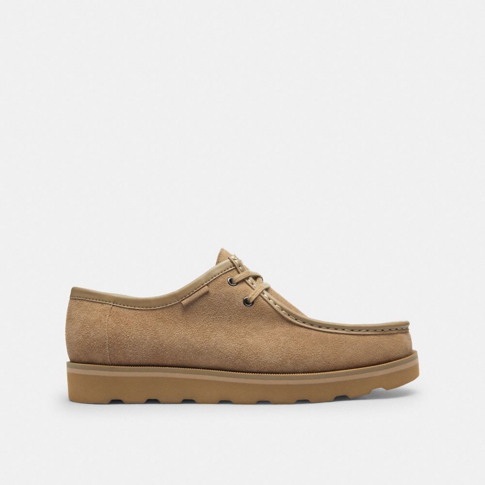 Men's Coach Chukka Shoe With Signature Canvas Stone