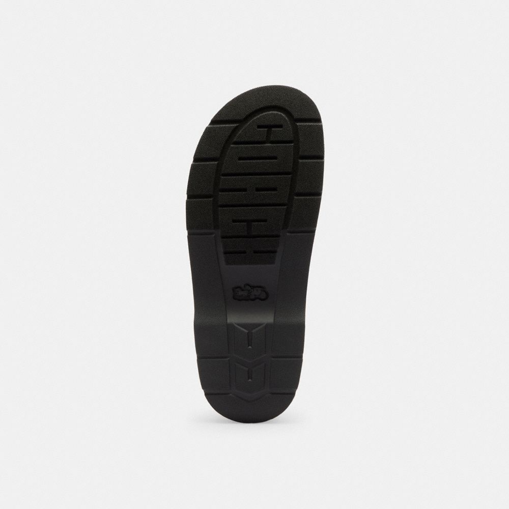 Women's Coach Sculpted C Platform Clog In Loved Denim Dark Indigo