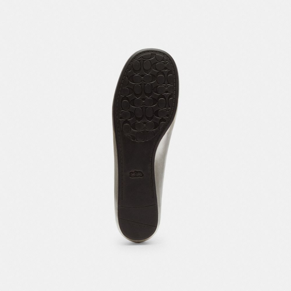 Women's Coach Phoebe Ballet Flat Silver