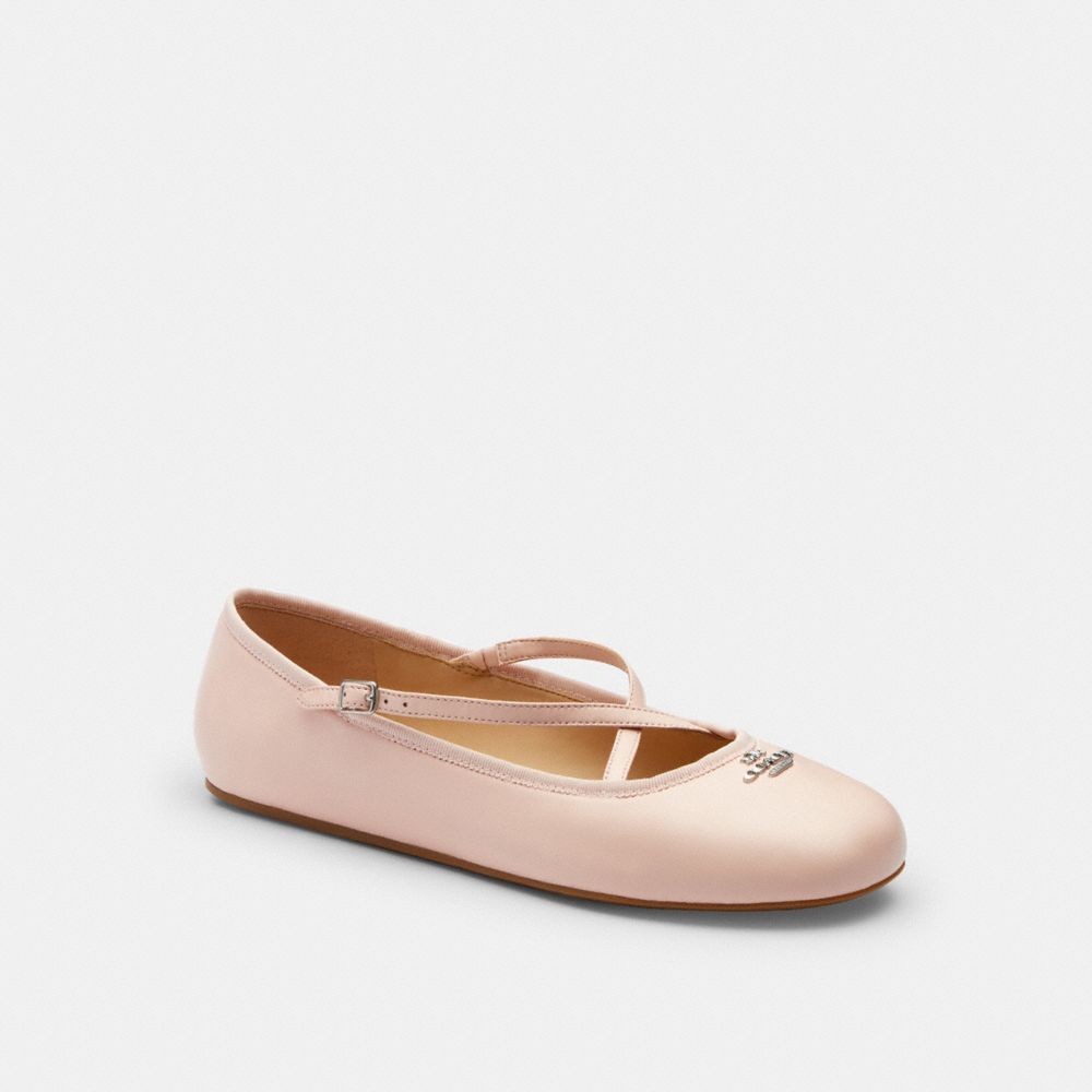 Women's Coach Phoebe Ballet Flat Candy Pink